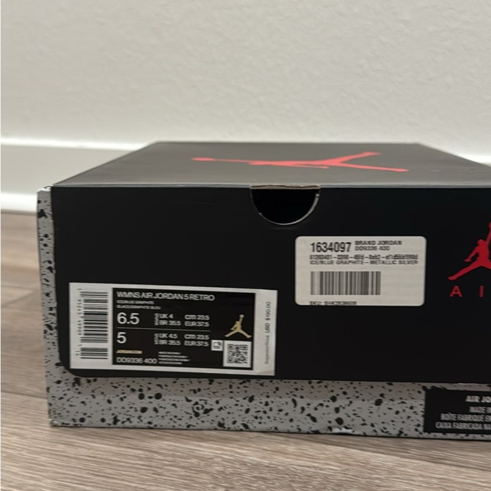 Air Jordan 5 Retro Women’s Blue Bird - Picture 3 of 3